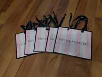 Torebki Victoria's Secret 19x15,5cm 5 sztuk + gratis