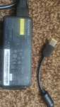 Zasilacz ładowarka marki Lenovo model ADP-65FD B z kablem zasilającym