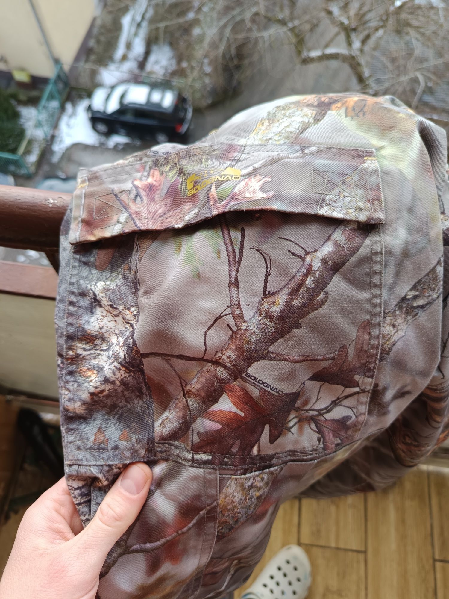 Spodnie Myśliwskie Bojówki Solognac Realtree Camo Moro Decathlon M
