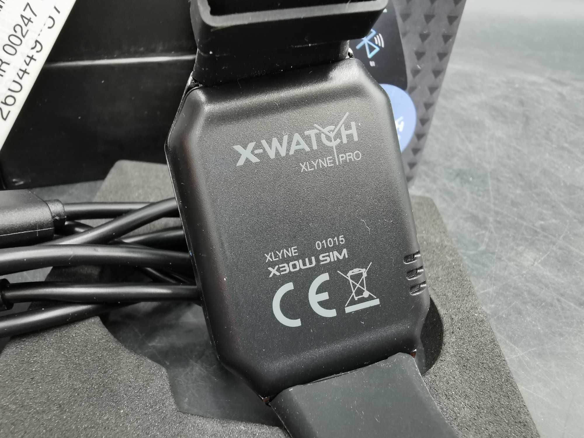 X-WATCH 54024 X30W, Smartwatch Męski, Czarny, 1,22 Cale