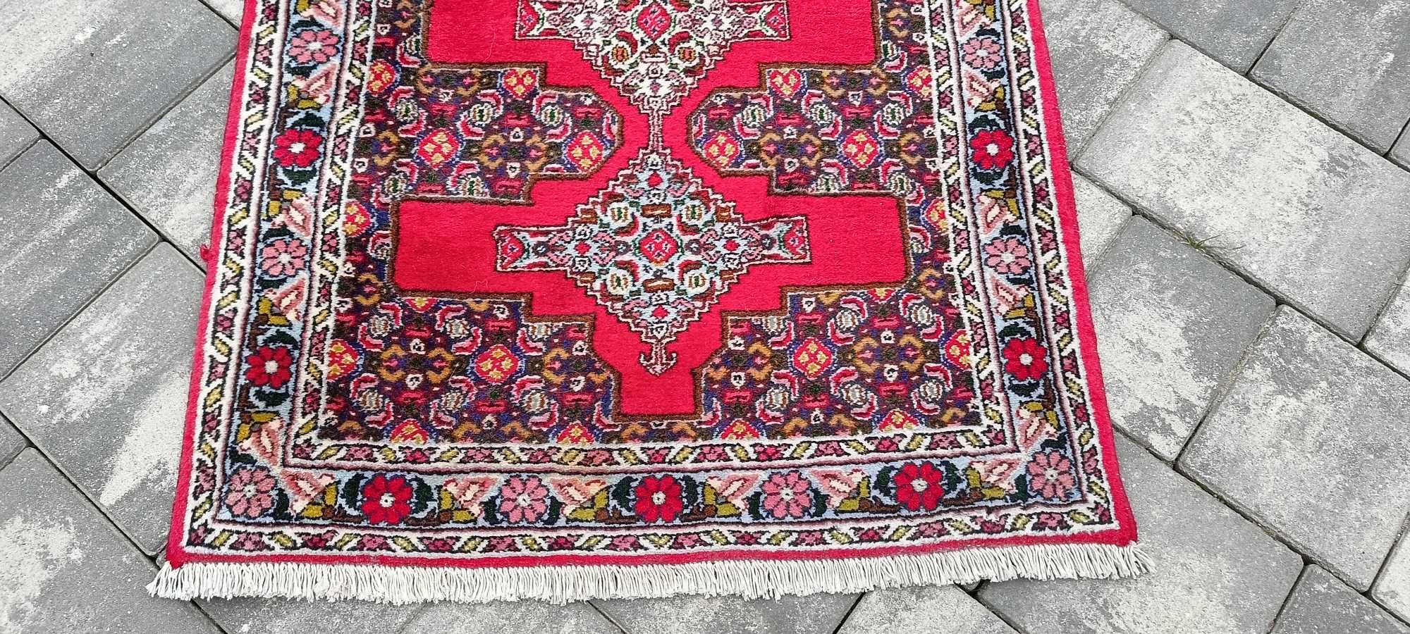 Sanandaj dywan tkany ręcznie wełniany 109 x 73 cm wełna Sannadadj