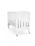 Berço cama bebé madeira lacada branco Marca TRAMA com colchão