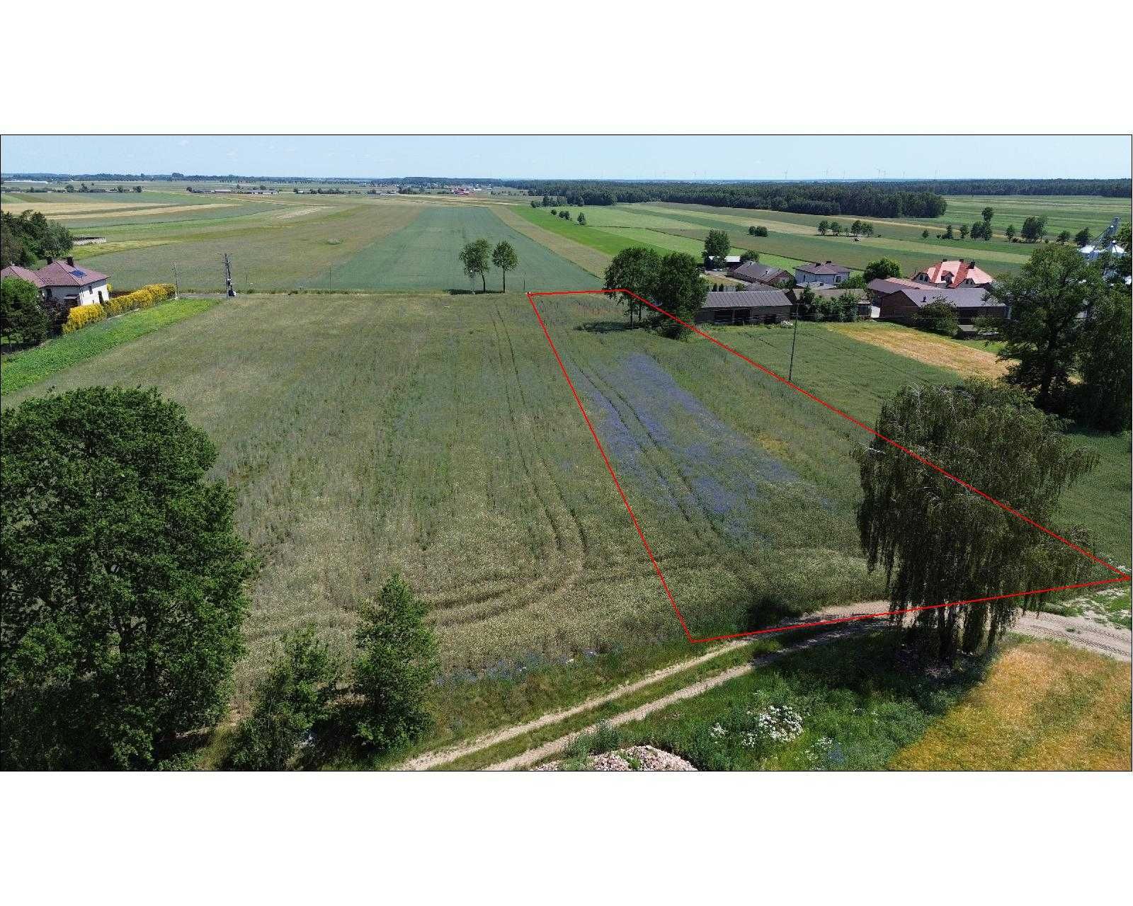 Działka - media + wydane WZ 4141m2