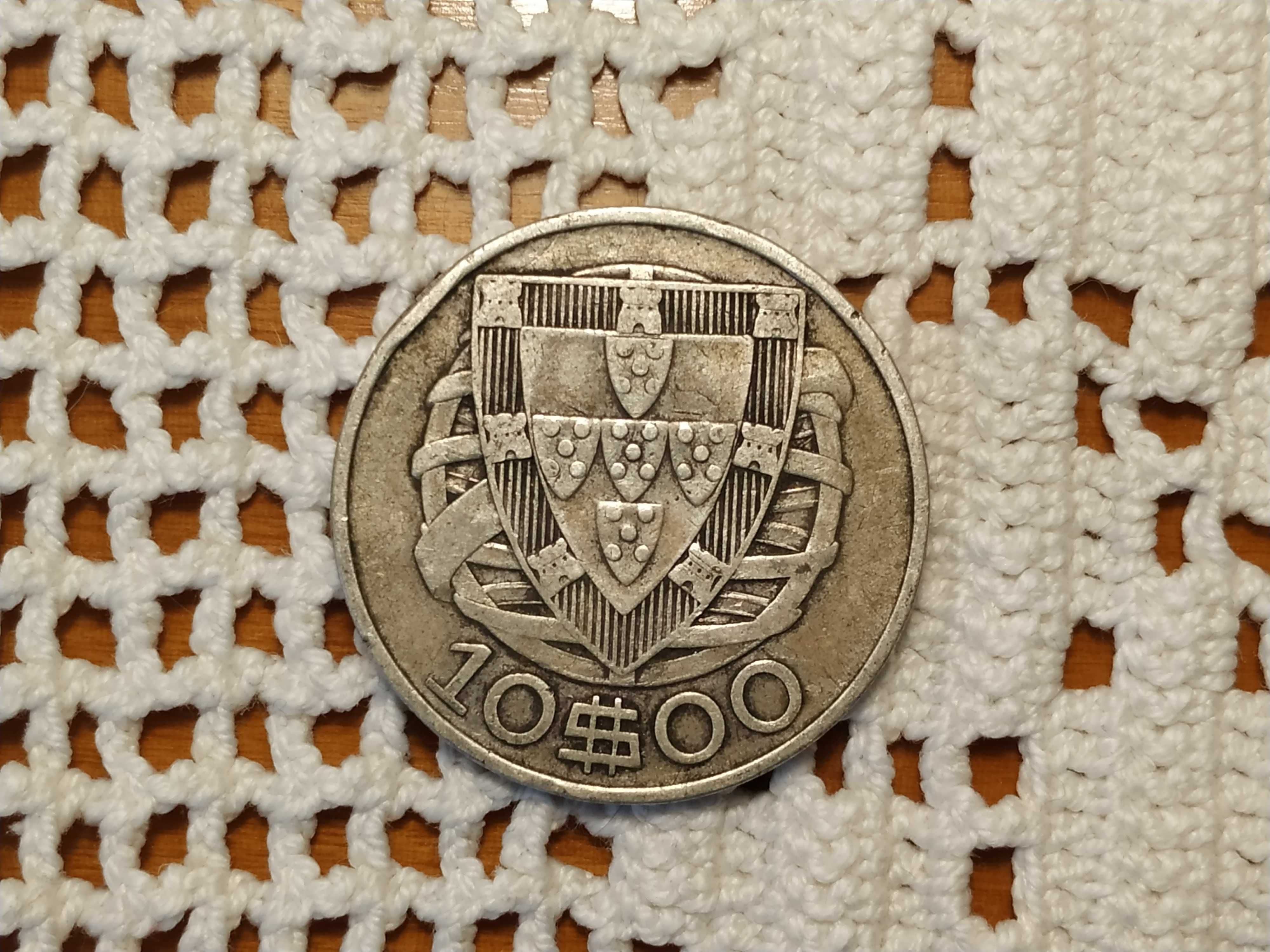 Portugal - moeda em prata de 10 escudos de 1932