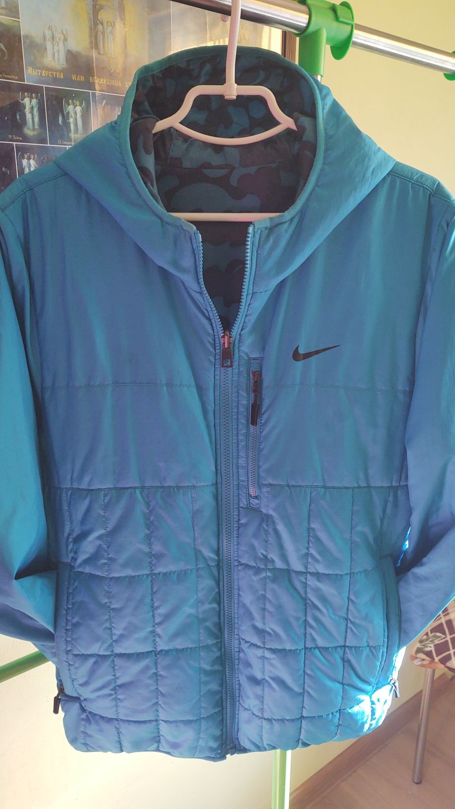 Куртка nike осень весна зима двухсторонняя