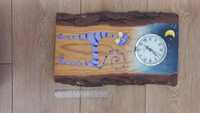 Zegar ścienny malowany ręcznie