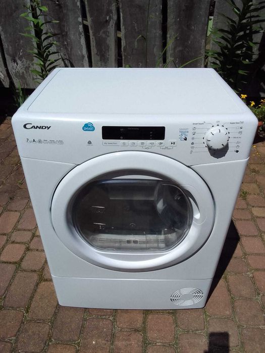 Suszarka z pompą ciepła CANDY CS4H7A1DE-S 7 kg A+ SLIM Super Stan WAWA