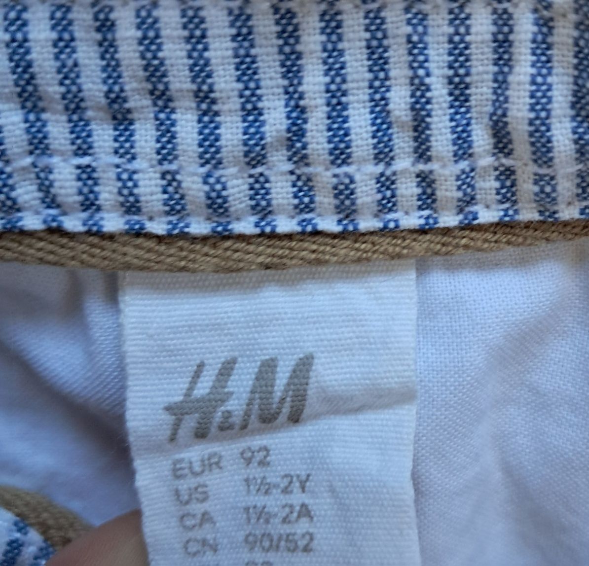 Koszula chłopięca biała h&m 92, 18-24 miesiące