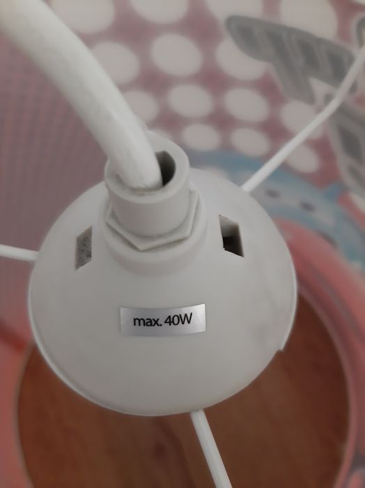 Lampa sufitowa Zygzak McQueen.