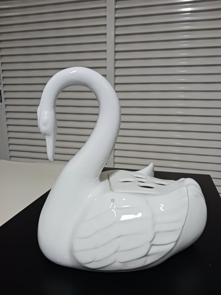 Jarra Cisne vintage de Porcelana