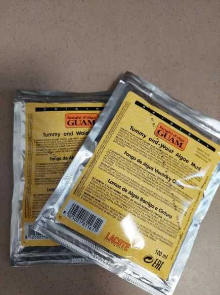 Guam Pancia 1kg błotko na brzuch i biodra wyszczuplające w saszetkach