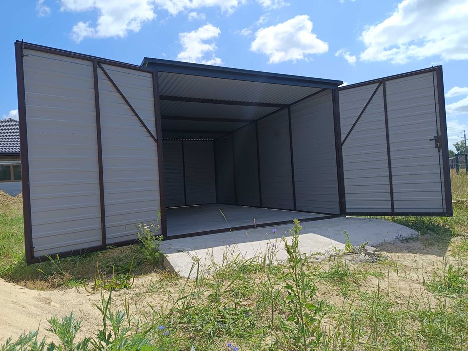 garaż blaszany 3x5 garaz blaszak garaże blaszaki 4x5 5x3 5x7 7x5 kolor