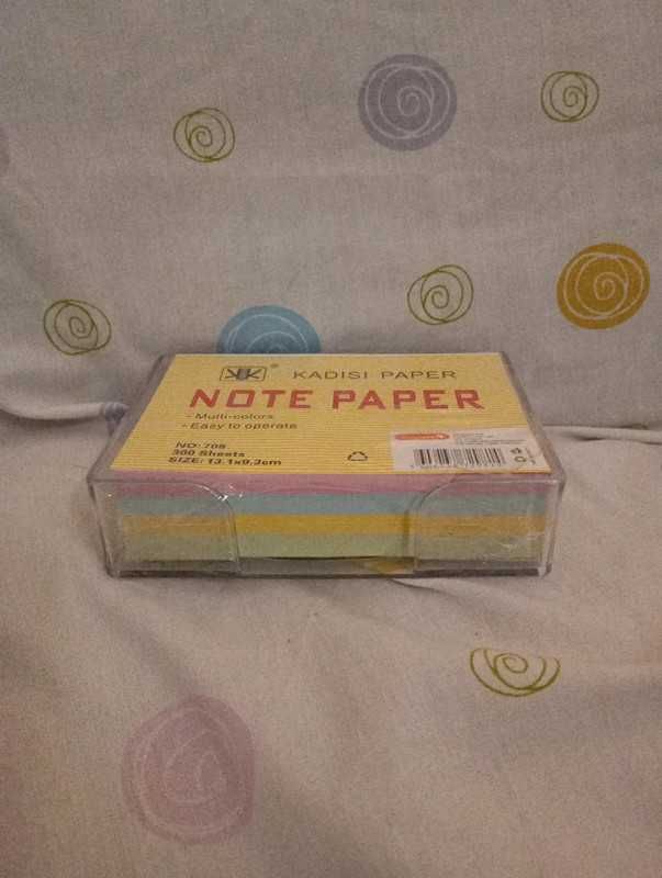 300 Notas coloridas