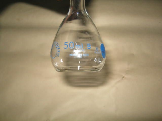 Скляна термо-хімічностійка колба 50-500 мл з високою горловиною.