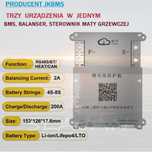 JK BMS Smart 4-8s 200/350A Aktywny Balanser 2A Magazyn Energii 12V-24V