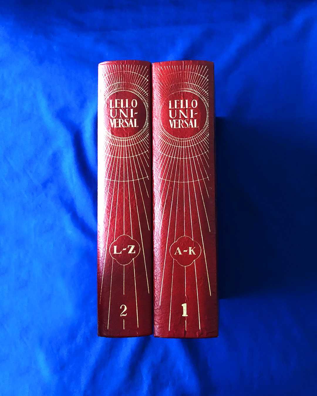 LELLO UNIVERSAL ilustrado - 2 vols - ed. 1974