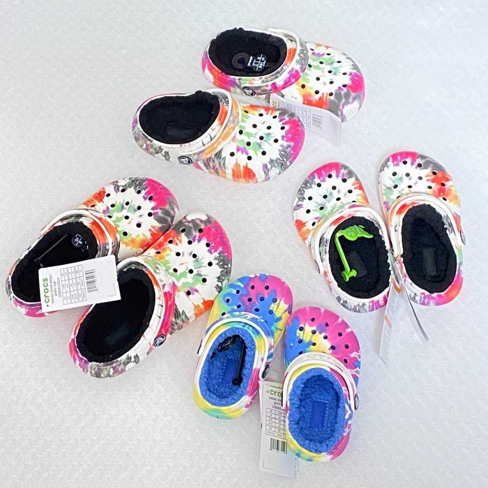 Теплі дитячі Crocs Classic Lined, різні розміри, оригінал