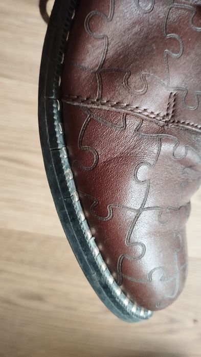 Damskie skórzane buty