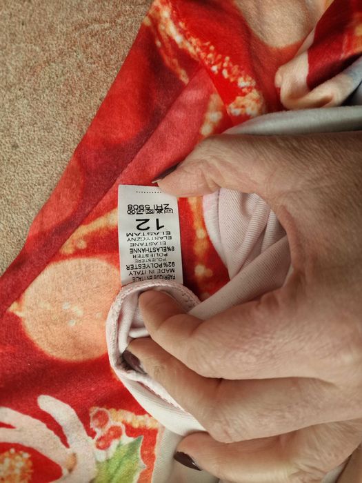 Nowa z metką sukienka bluzka, tunika świąteczna na 12 lat