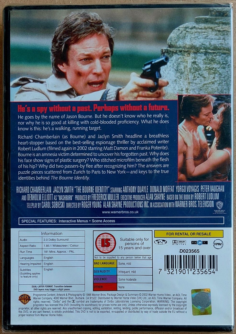 DVD Raro The Bourne Identity