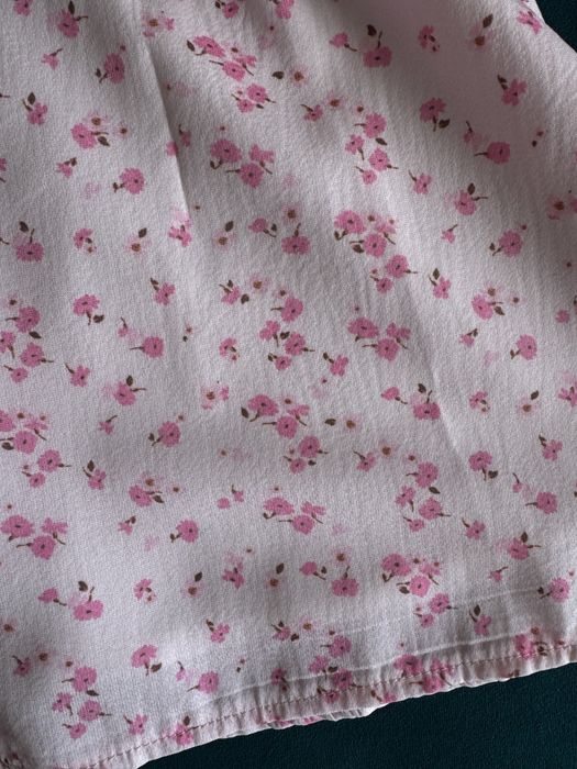 Нова рожева міні-сукня в квітковий принт PrettyLittleThing, 12 UK size