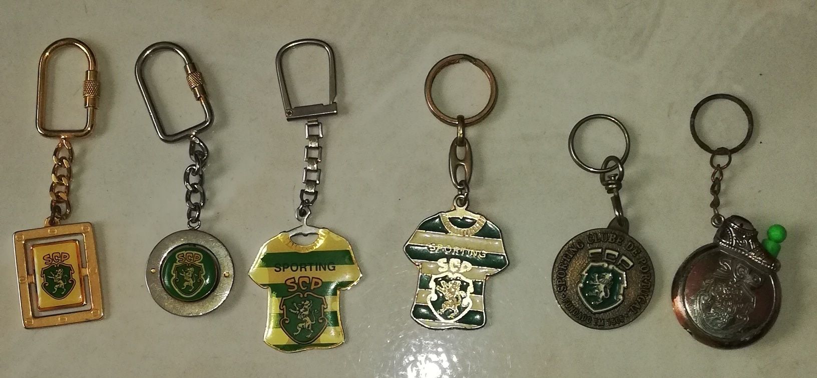 6 Porta Chaves do Sporting antigos