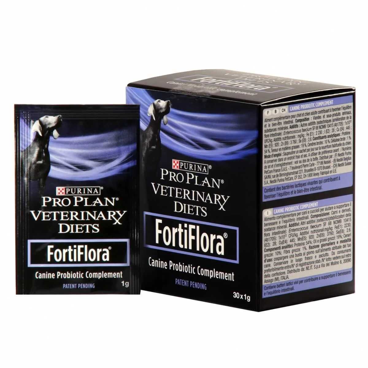 Purina Proplan Fortiflora cão 30 saquetas para cães - probiótico -NOVO