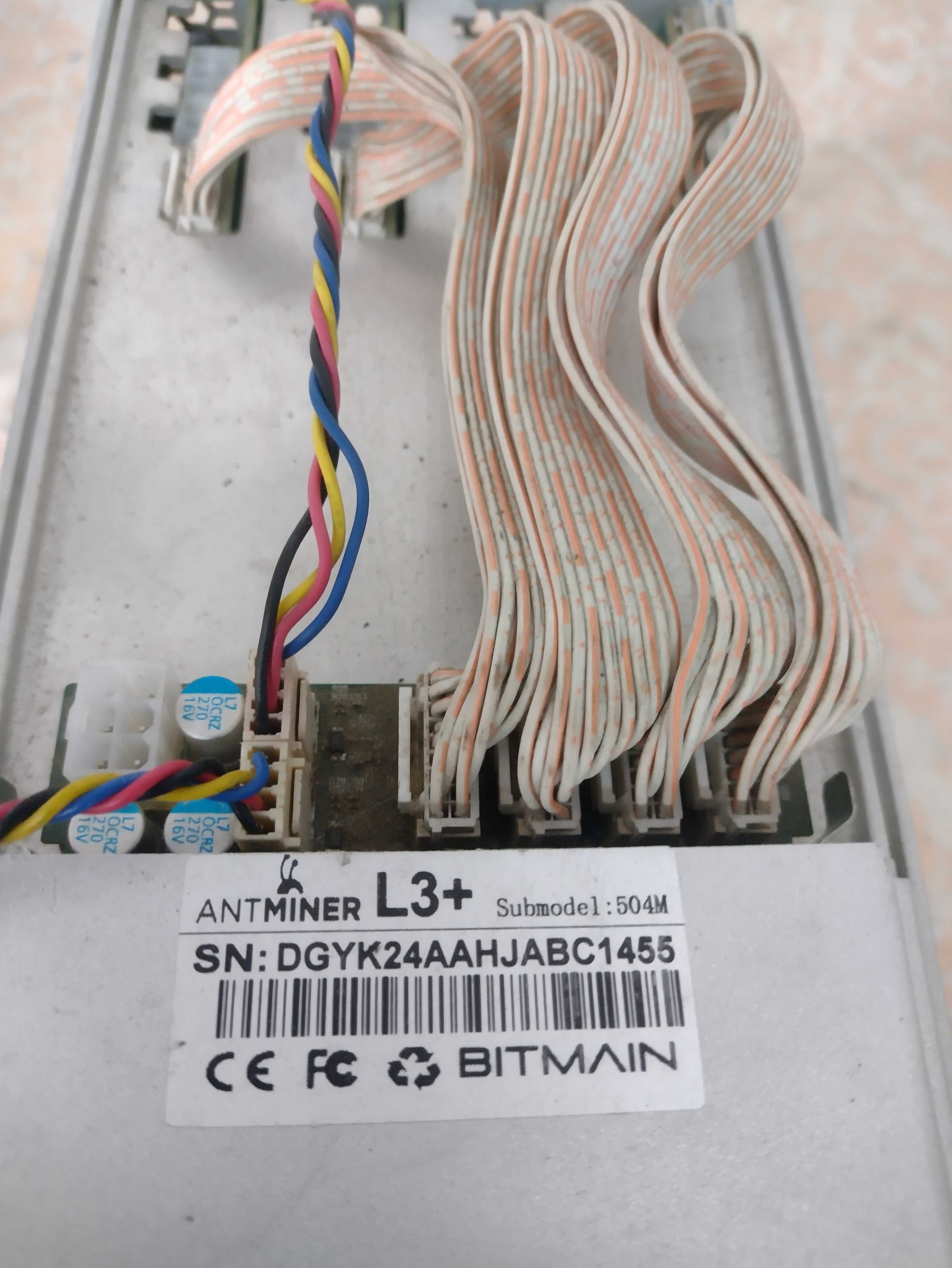 Miner Asic Antminer Aisen L3+ 504MH para reparação ou peças