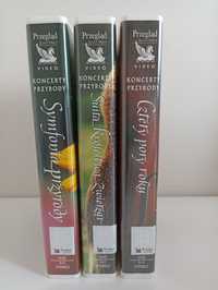 Kasety VHS Koncerty Przyrody Reader's Digest 3 szt