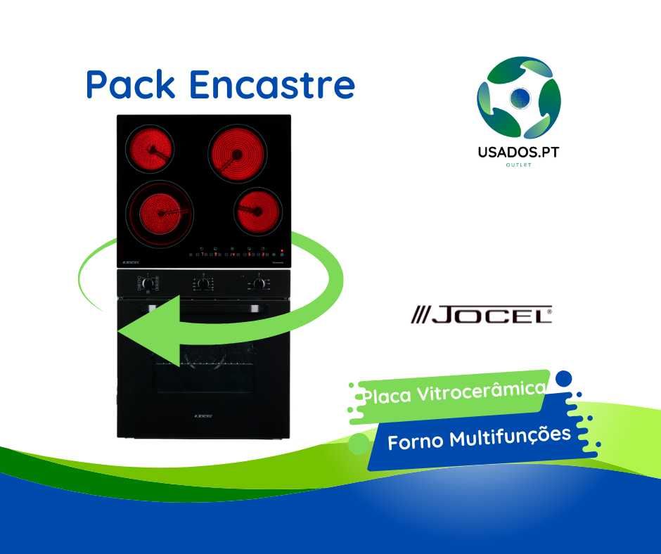 Pack Encastre Placa Vitrocerâmica + Forno Jocel