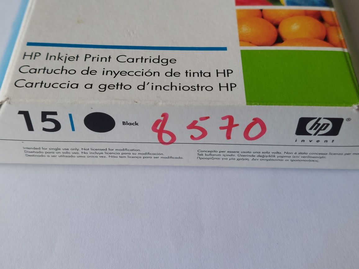 Tinteiro HP 15 -  C6615DE ABE N15 BLACK / PRETO 25 ml - ORIGINAL