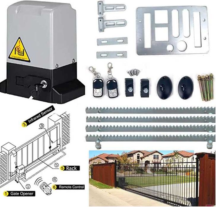 [NOVO] Motor para Portões de Correr e Plataformas Até 800 Kg