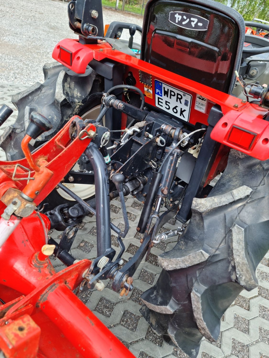 YANMAR F250 4X4 25KM Rewers Wspomaganie z Glebogryzarka ZAREJESTROWANY