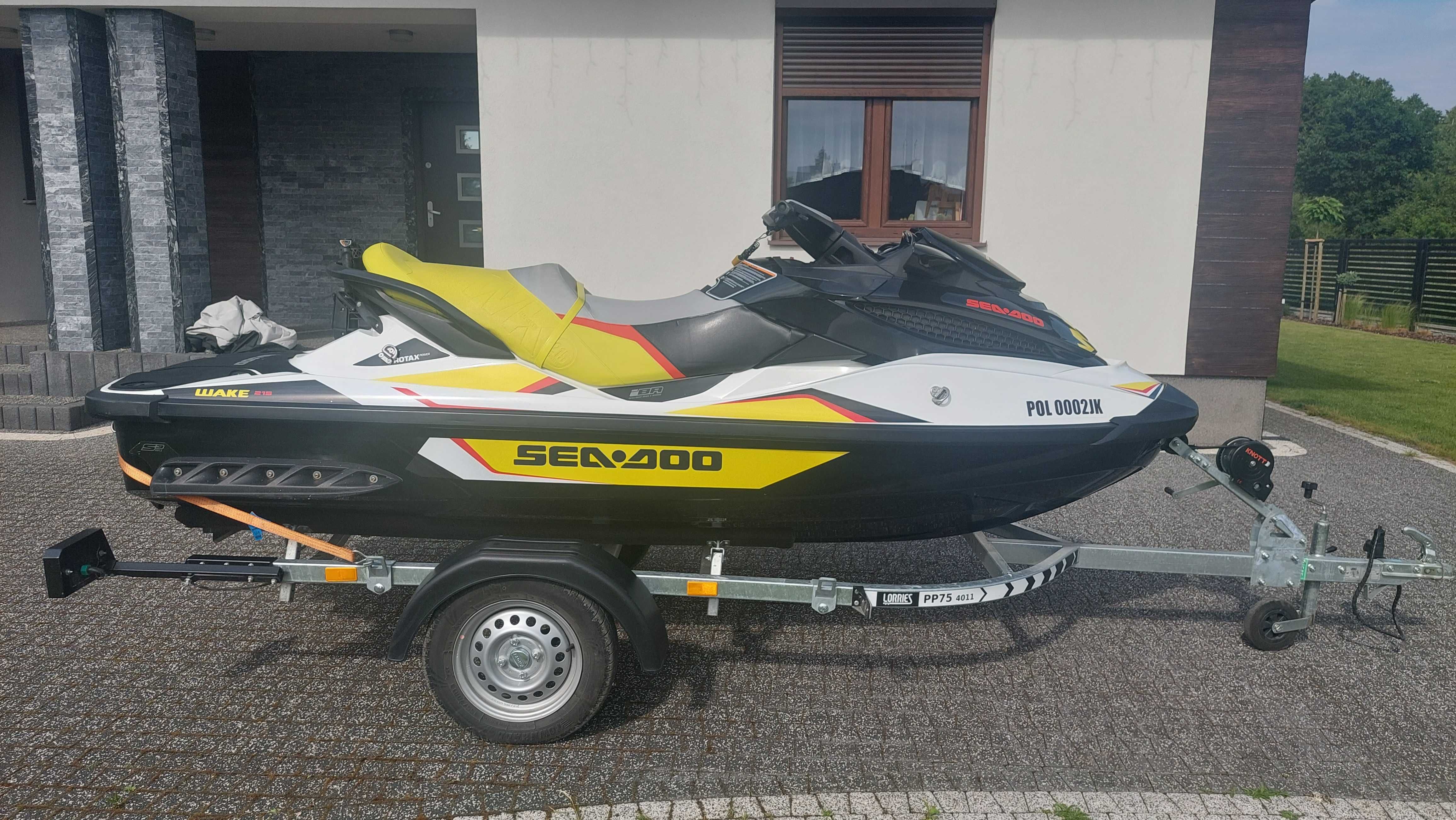 Skuter wodny BRP SEA-DOO WAKE 215 PRO R2015 stan bardzo dobry