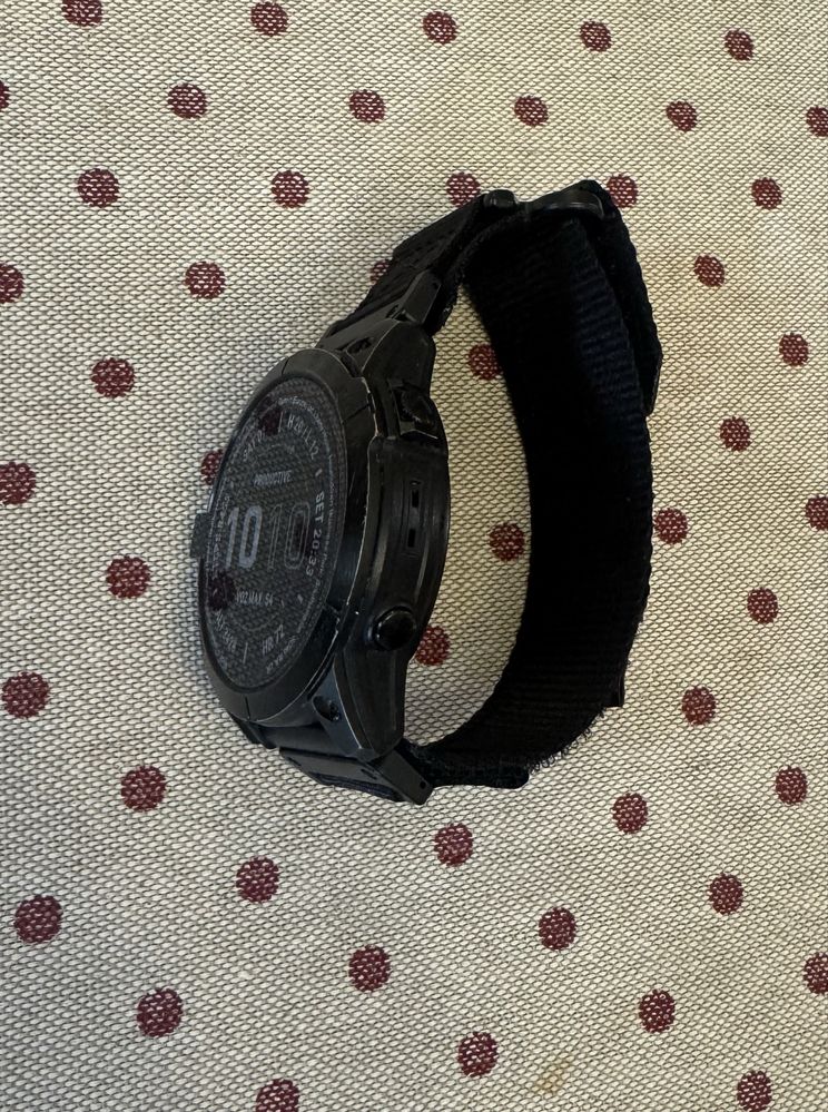 Garmin Fēnix 7X Sapphire Solar з новим ремінцем HeMsut