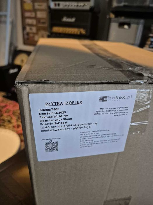 Płytka elewacyjna Izoflex 7465 18m2 z klejem i gruntem