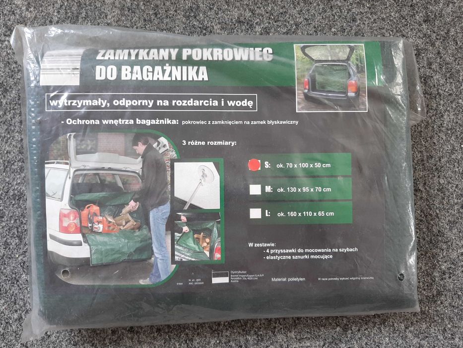 Pokrowiec zamykany do bagażnika