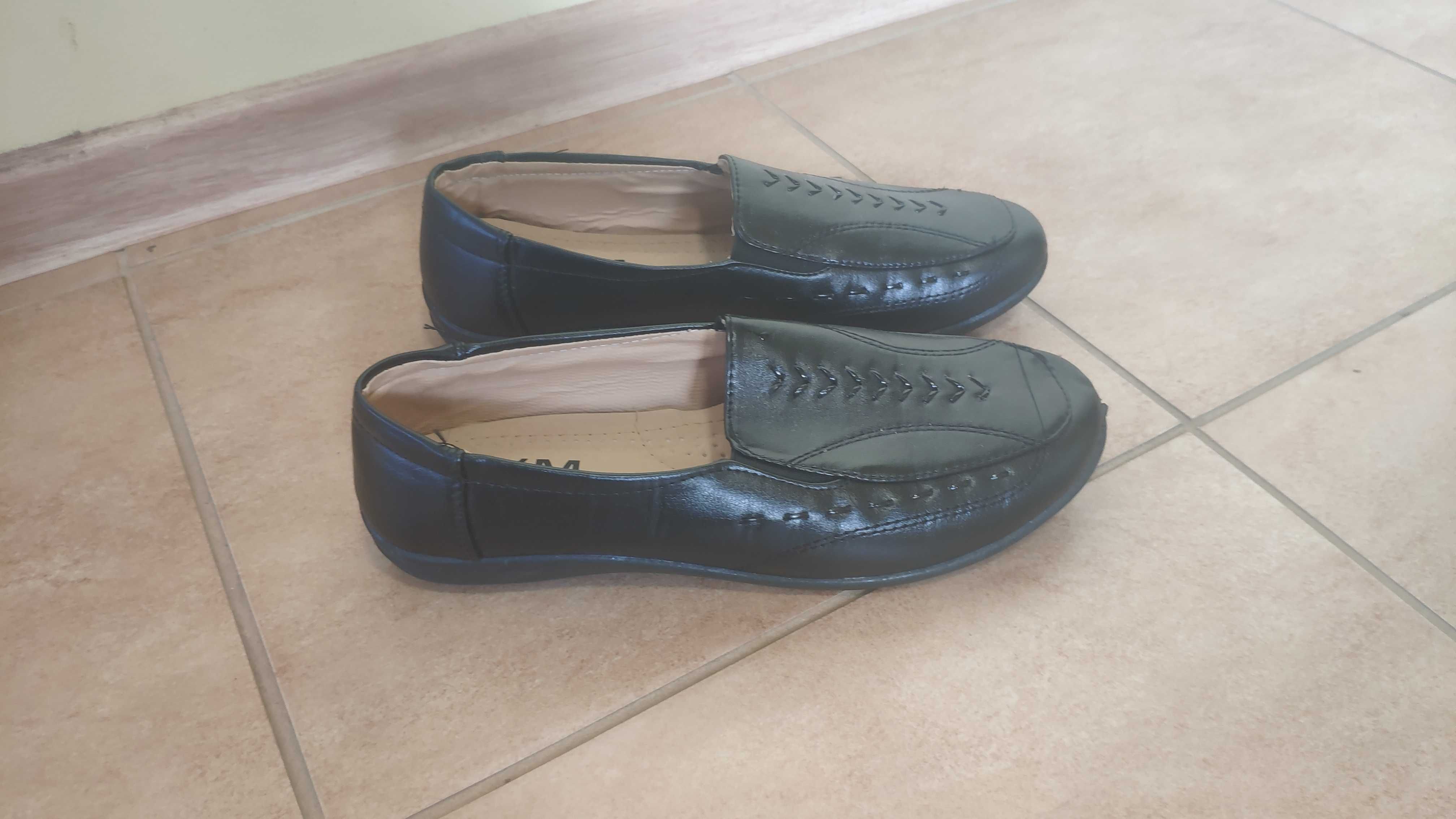 nowe buty mokasyny pantofle półbuty rozmiar 39 wkładka 24,5cm