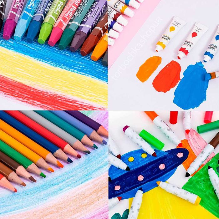 Набір для малювання у валізі Єдиноріг 145 предметів Рожевий Двоярусний