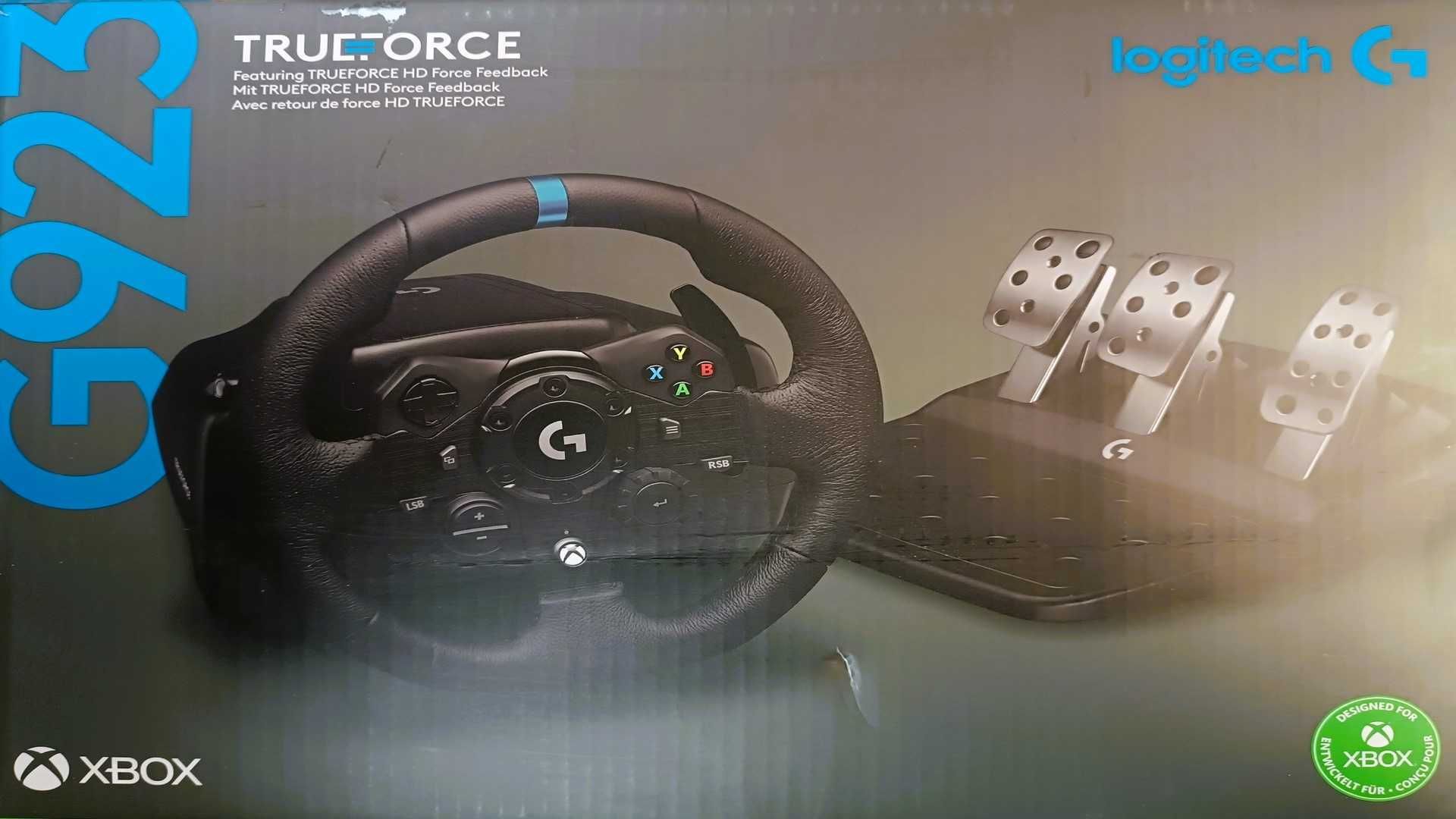 Kierownica Logitech G 923 TRUEFORCE HD + LED + Shifter KOMPLETNA NOWA