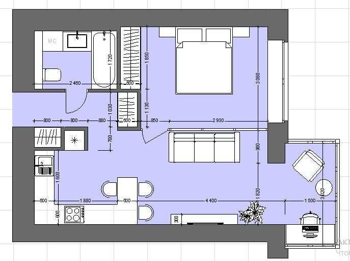 Квартира з видом на парк Правика. 2% оформлення.