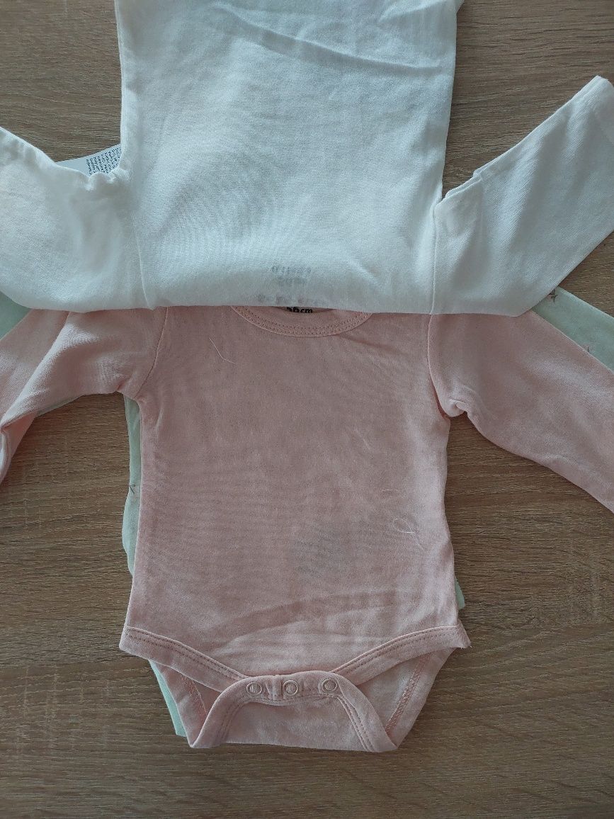 3x body długi rękaw w rozmiarze 56