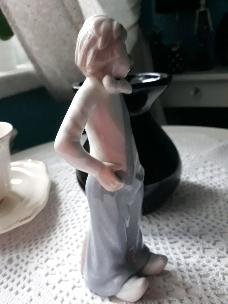Hiszpańska porcelanowa figurka klauna sygnowana Casades