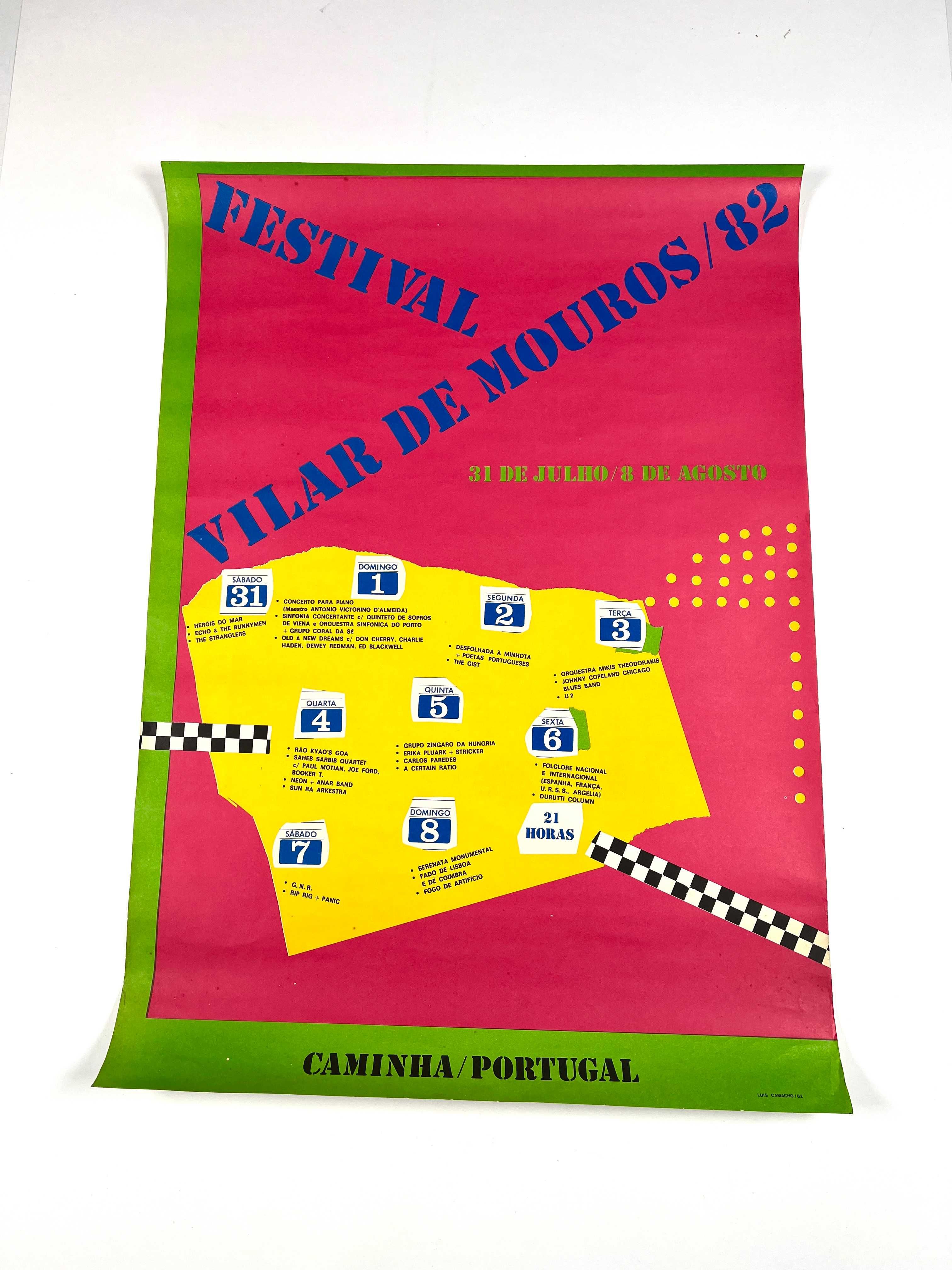 Cartaz Festival Vilar de Mouros 1982