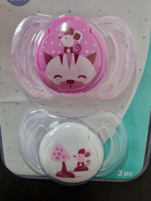 Chupetas de menina. 4 chuchas por 5€