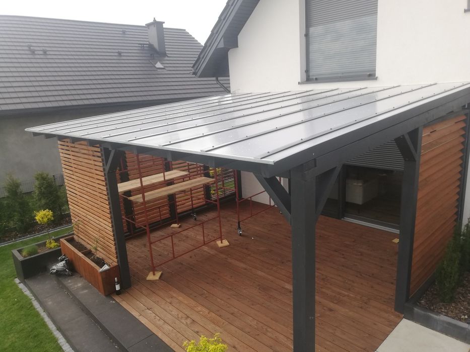 Poliwęglan zadaszenie tarasu
