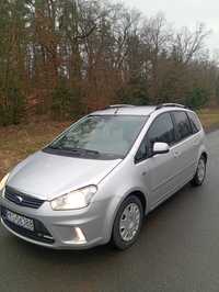 FORD C-MAX Ghia 1.6TDCi, 109KM, 2009 r, welurowa tapicerka, relingi