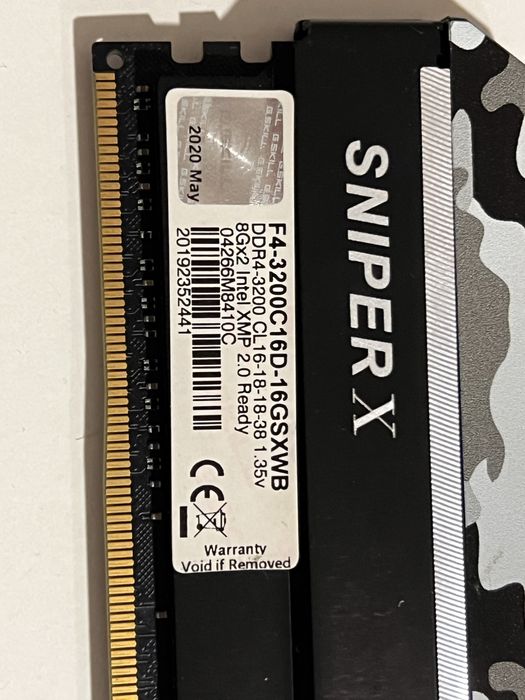 8GB Ram DDR4 GSkill