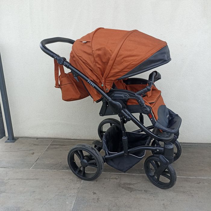 Wózek 3/1 Bebetto tito fotelik cybex cloud i size rozkladany