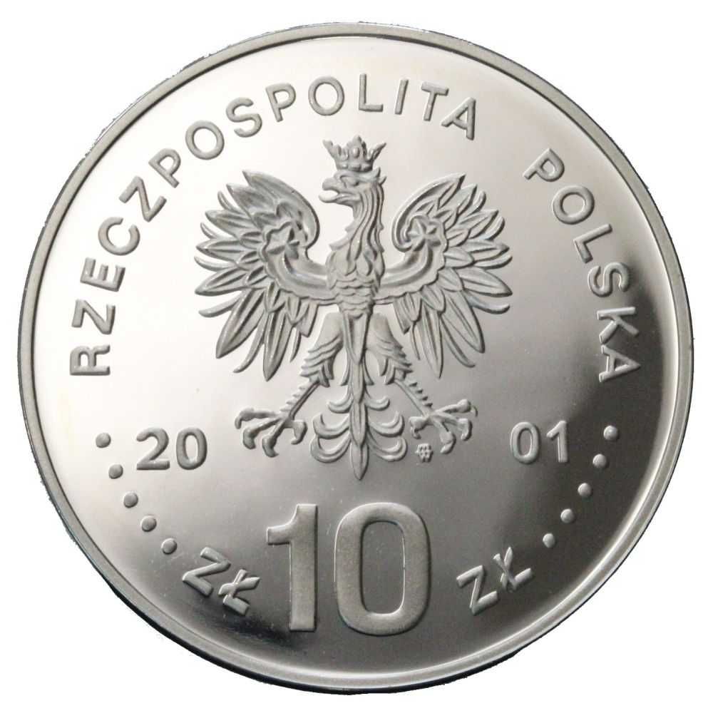 2001r. - 10 Złotych - Jan III Sobieski - półpostać